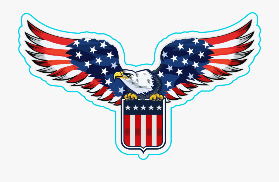 Us Flag Clipart Eagle.