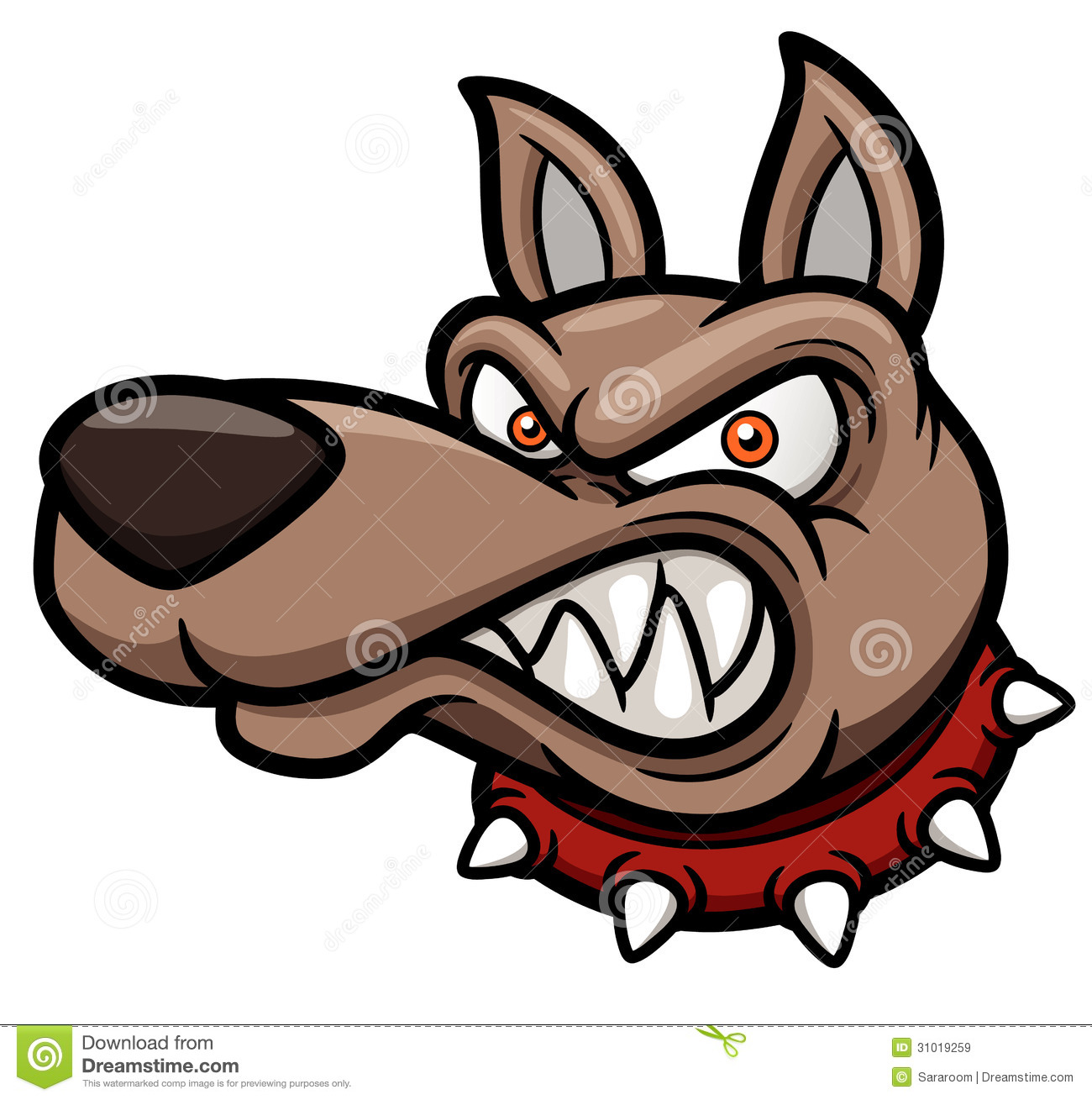 Angry Dog Stock Illustrations.