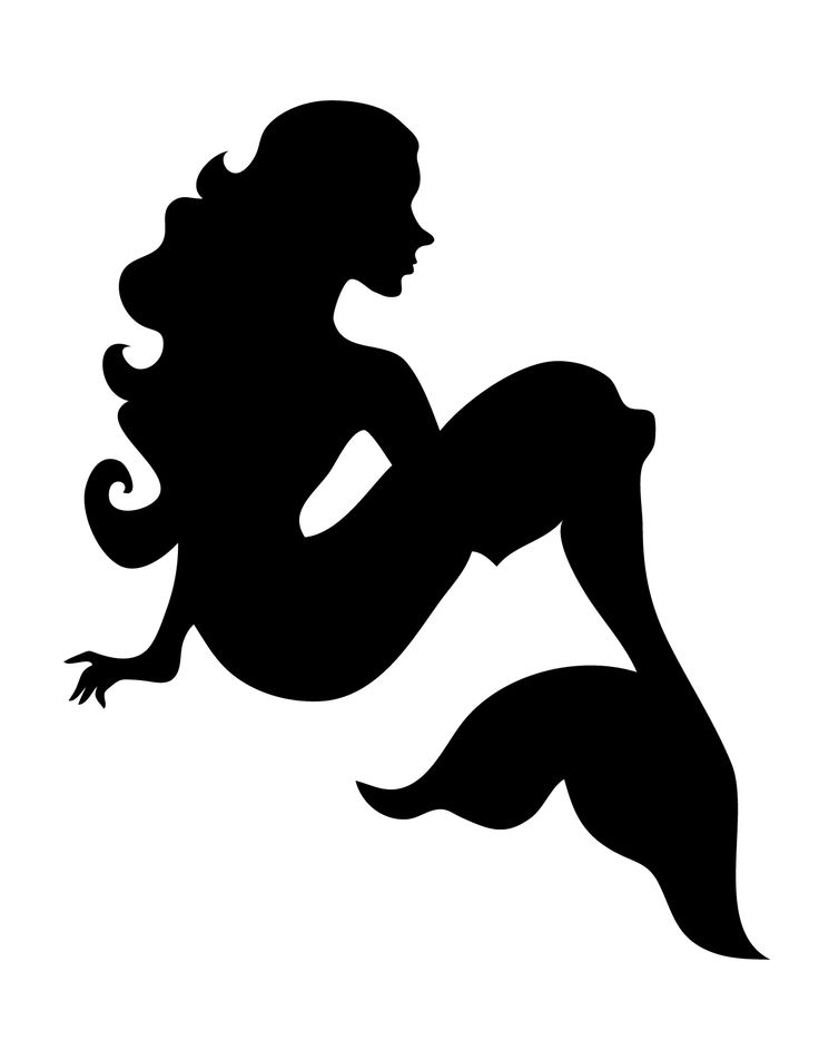 Download clipart ariel silhouette - Clipground