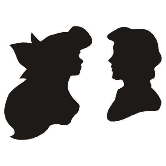 Download clipart ariel silhouette - Clipground