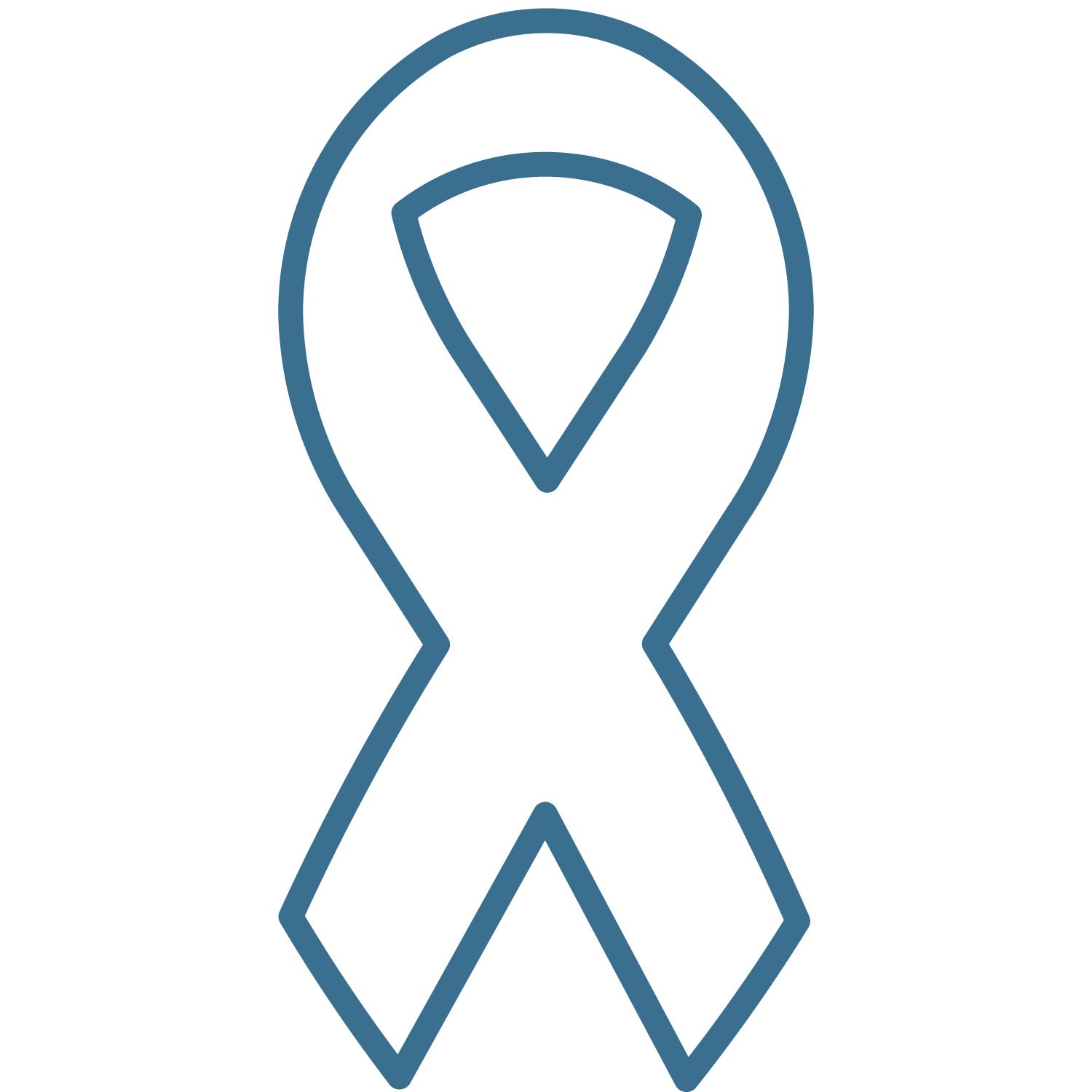 Clipart of Cancer Awareness Ribbon free image.