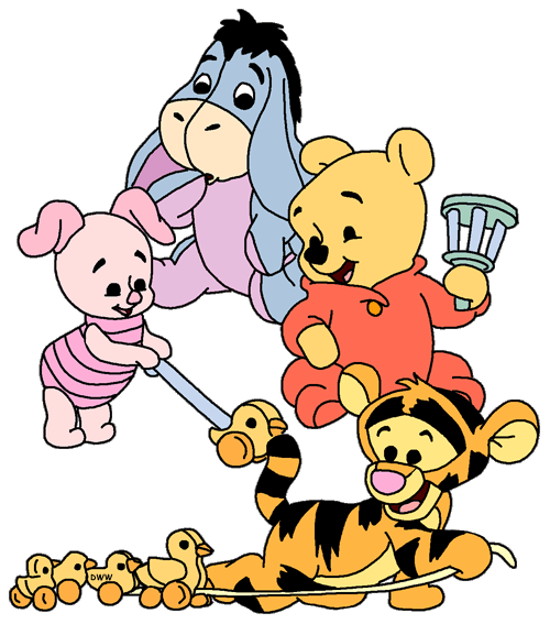 Baby Pooh Clip Art Images.