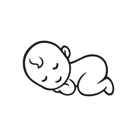 Baby Sleeping Images Clip Art.