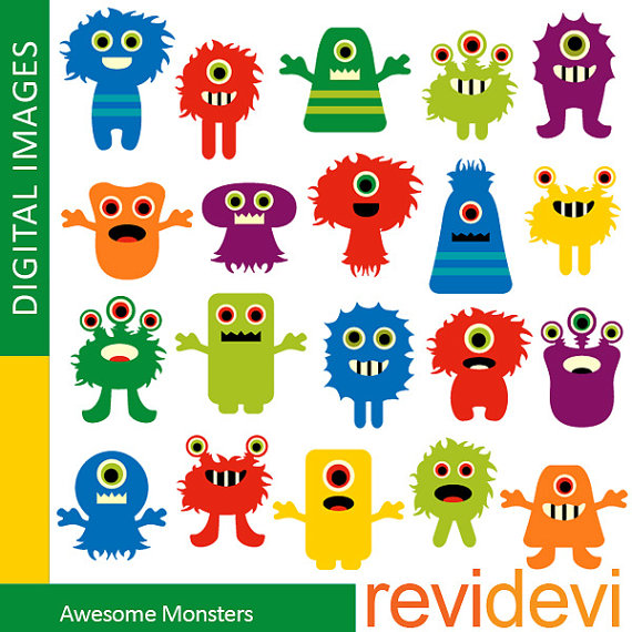clipart back to school monsters 20 free Cliparts | Download images on ...