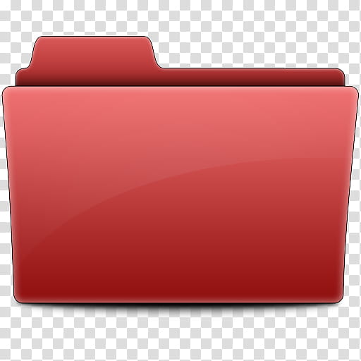 Label Folders, red file icon transparent background PNG.