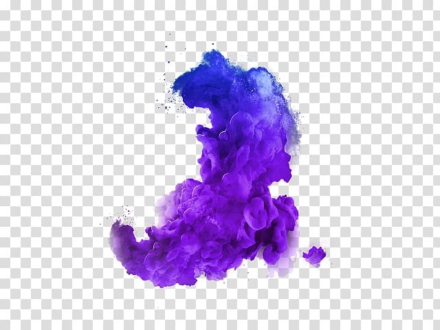 PicsArt Studio Sticker , Hd Blue Color Smoke , purple and.