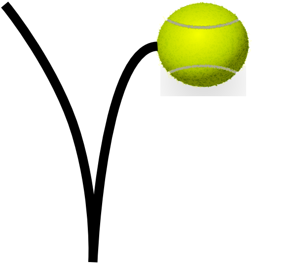 Tennis Ball Bounce Clip Art at Clker.com.