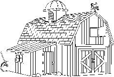 Barn clipart black and white 1 » Clipart Station.