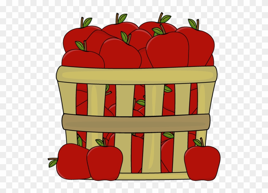 Clipart Of Few, Apple And Baskets.