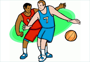 Cliparts Basketball Players.