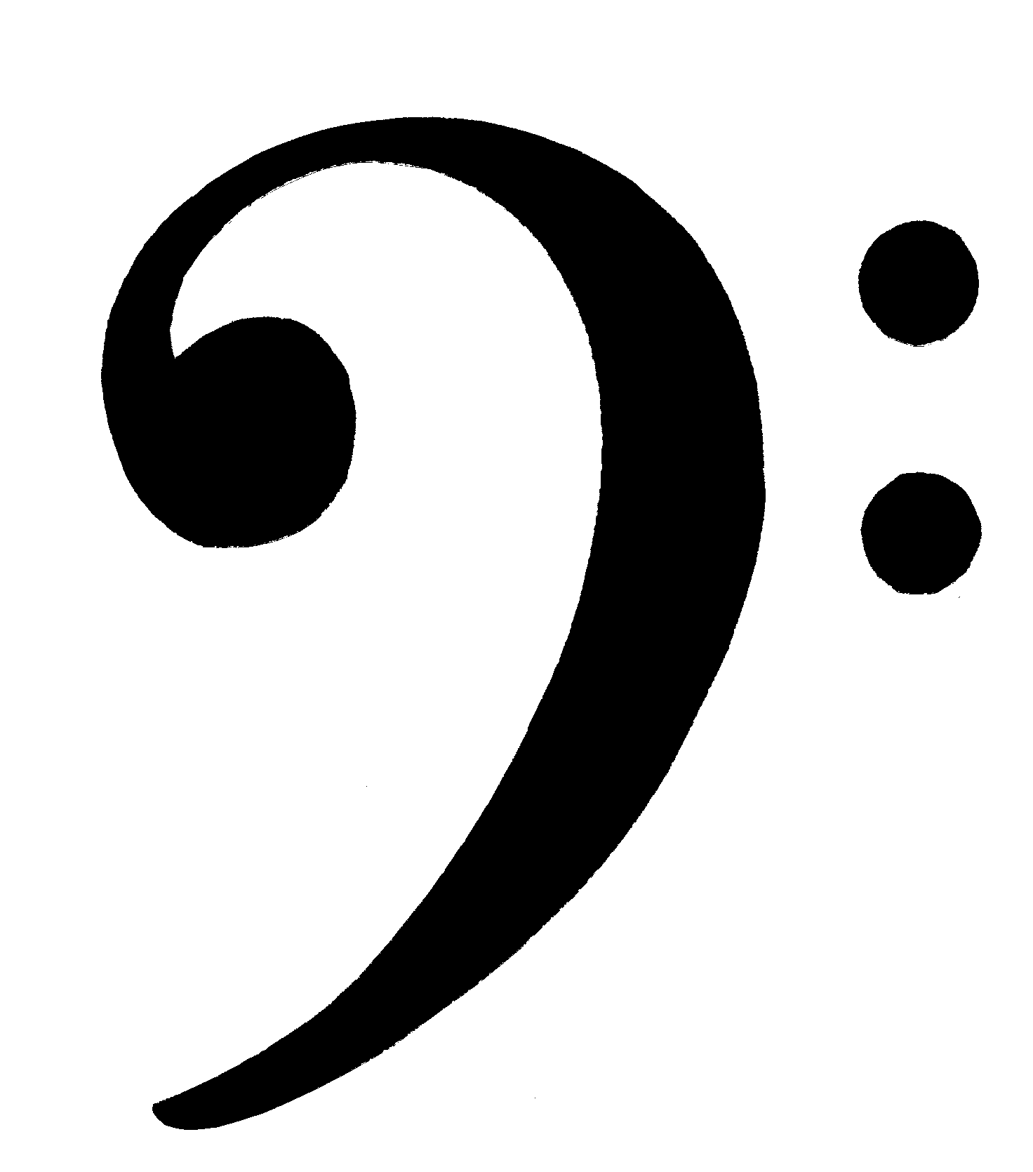 Free Bass Clef Transparent Background, Download Free Clip.