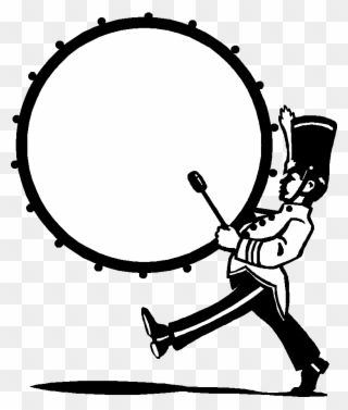 Marching Band Bass Drum Clip Art.