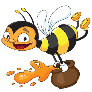 Cute Funny Bees.