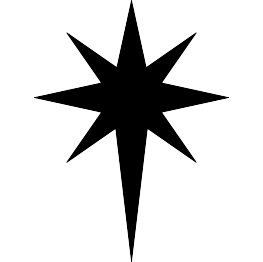 Star Of Bethlehem Silhouette.