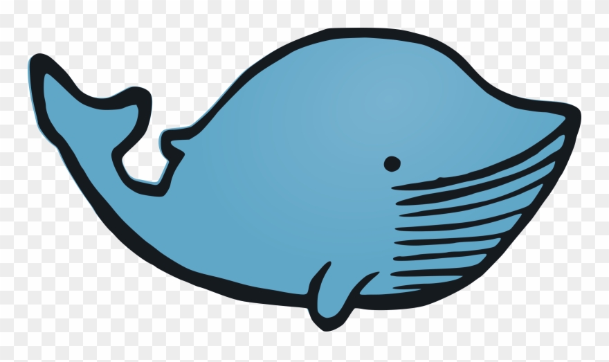 Whale Vector Clipart Image.