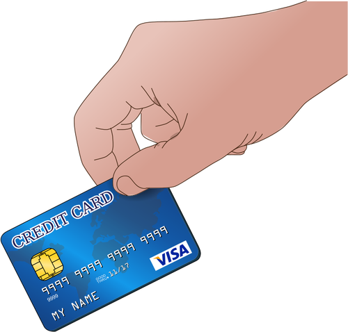 372 Credit Card free clipart.
