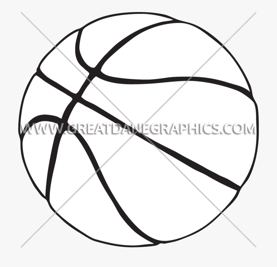 Basketball Court Clipart Black And White.