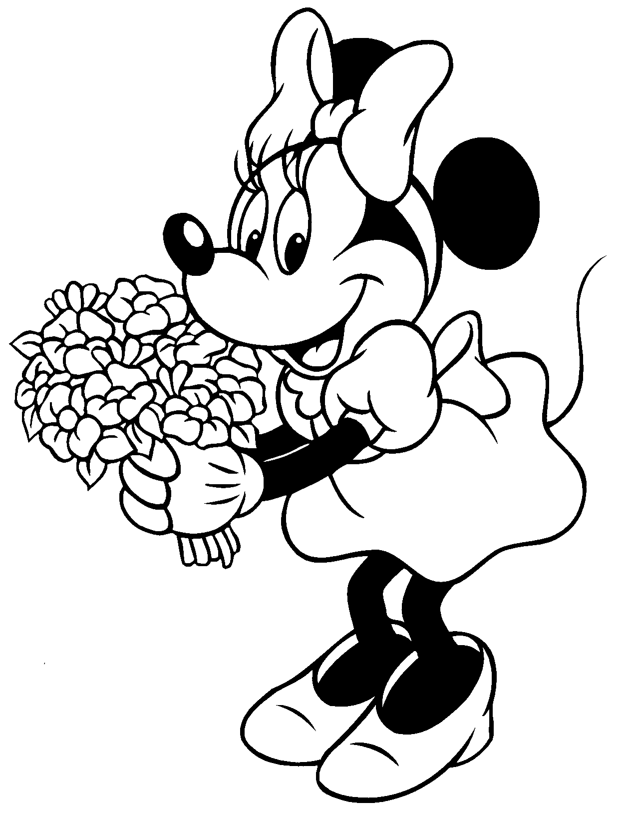 Mickey Mouse Clipart Black And White, Mickey Mouse Black And White.