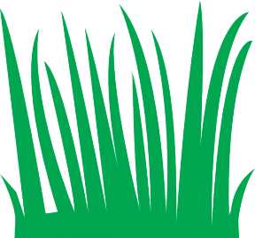 Cute Free Black And White Grass Clipart.