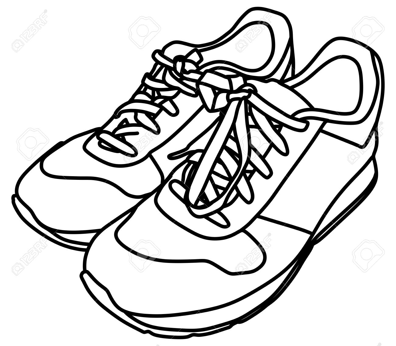 clipart black and white shoes 10 free Cliparts | Download images on ...