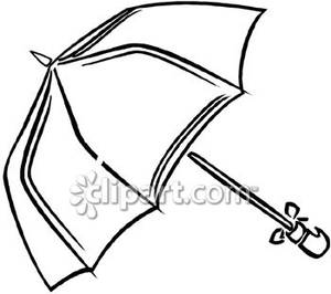 Beach Umbrella Clipart Black And White.