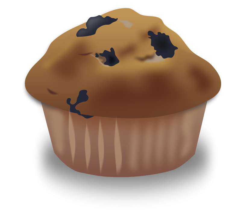 Blueberry Muffin Clipart.
