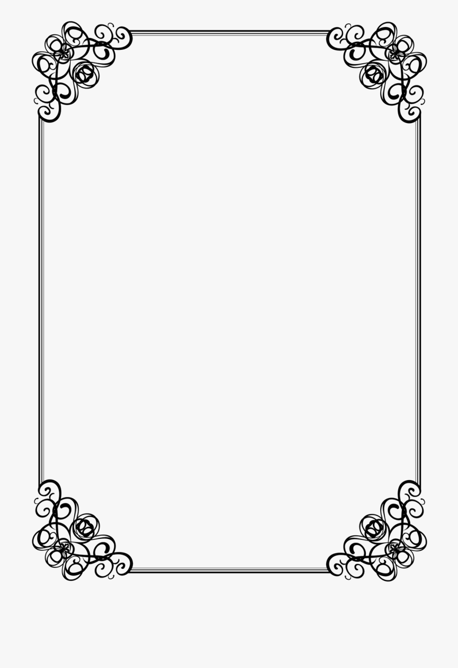 Free Simple Border Design.