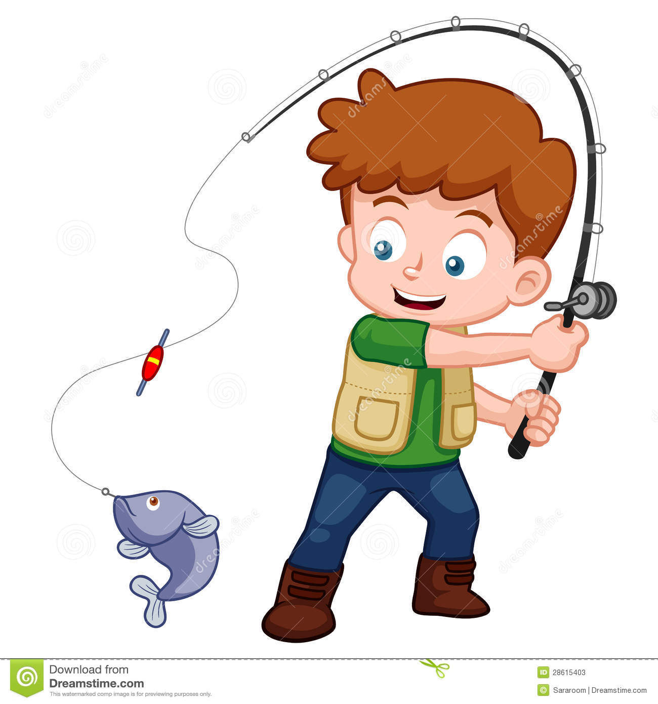 Boy fishing clipart 3 » Clipart Station.