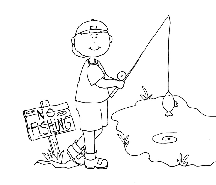 clipart boy going fishing poem 20 free Cliparts | Download ...