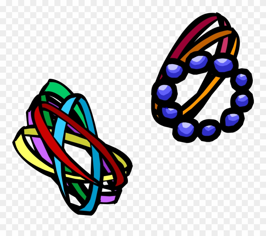 Mixed Bracelets Clothing Icon Id.