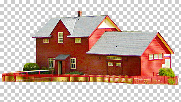 House Brick Villa, Red brick house PNG clipart.