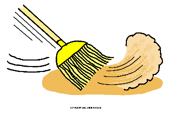 Sweeping Broom Clipart.