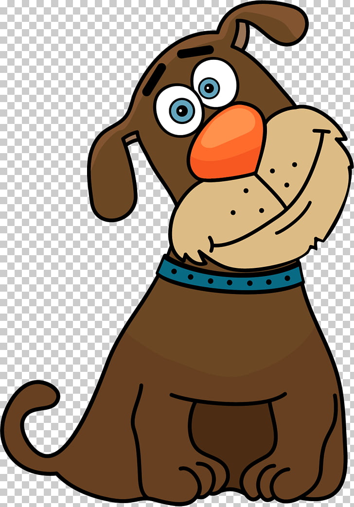 Dog Puppy Caricature Euclidean , Cartoon brown dog PNG.