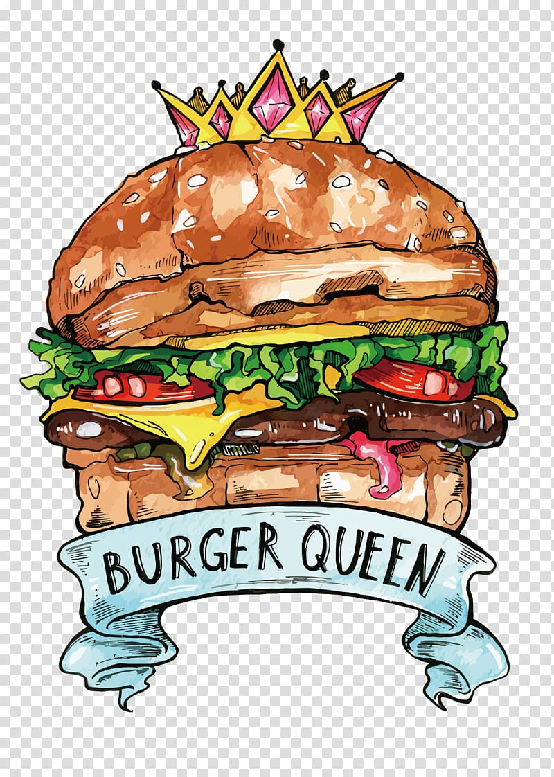 Hamburger Cheeseburger Fast food Burger King, Burger King.