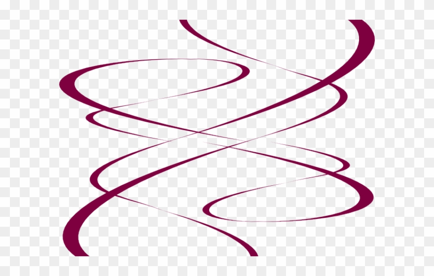 Swirl Clipart Burgundy.