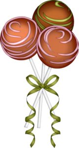 cake pop plain clip art