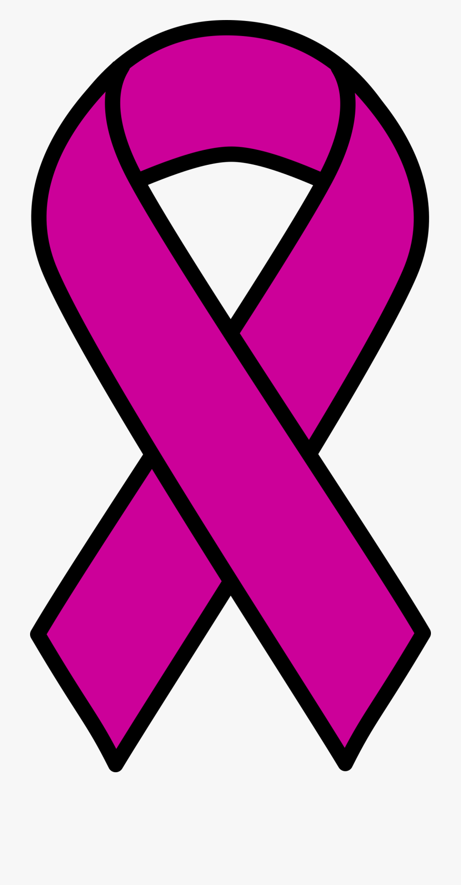 Purple Cancer Ribbon Clip Art.