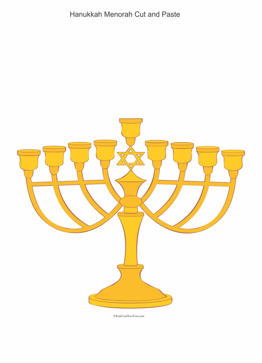 7 Candle Holder Solid Brass Menorah Candelabro A.