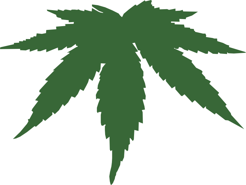 Free Clipart: Cannabis leaf.