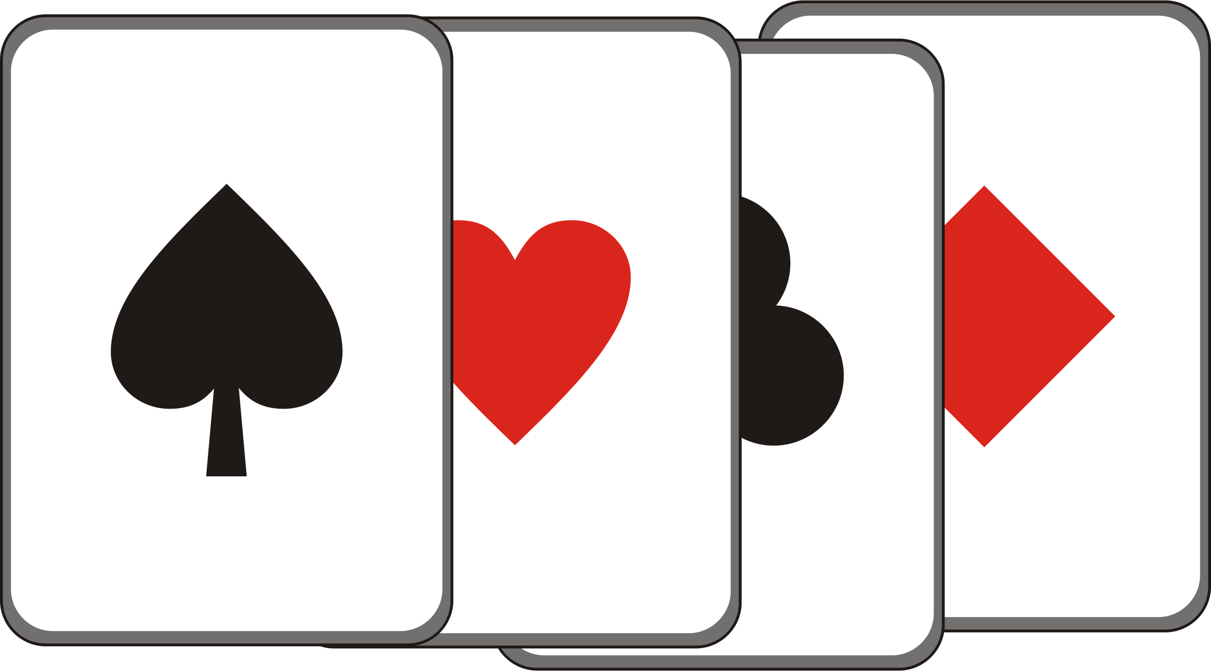 clip art playing cards 20 free Cliparts | Download images on Clipground