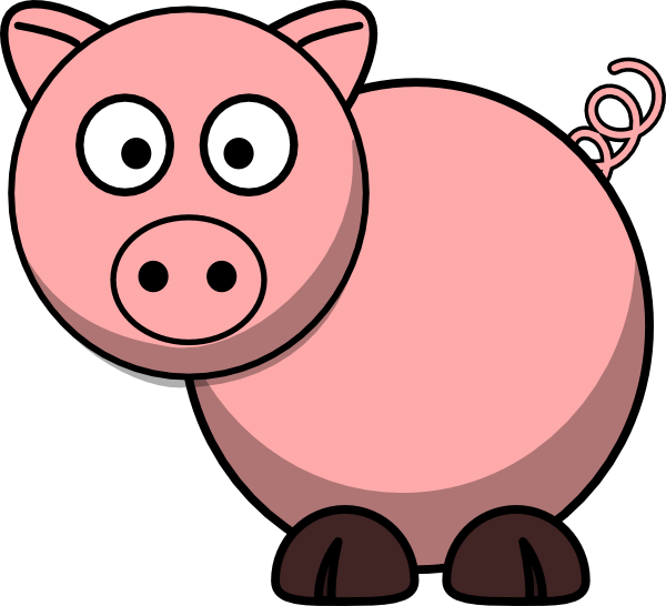 Pig Cartoon clipart.