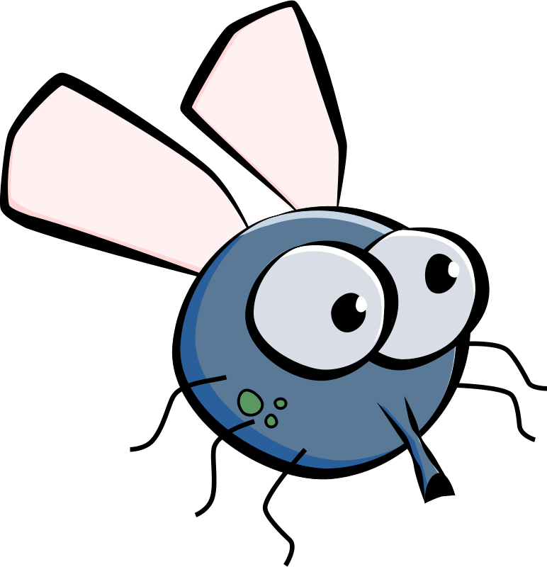 Free Clipart: Cartoon Fly.