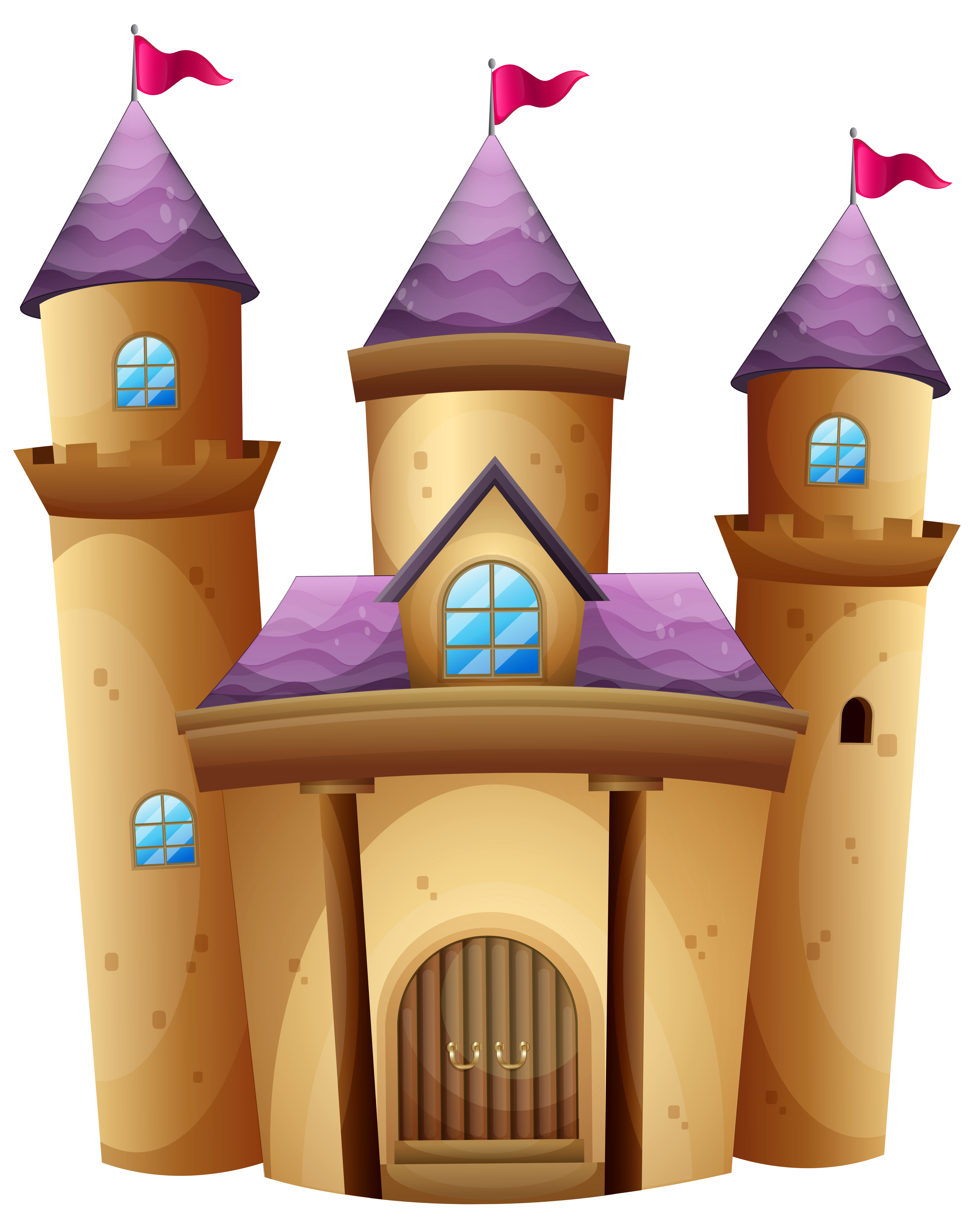 Castle PNG Clip Art Image.