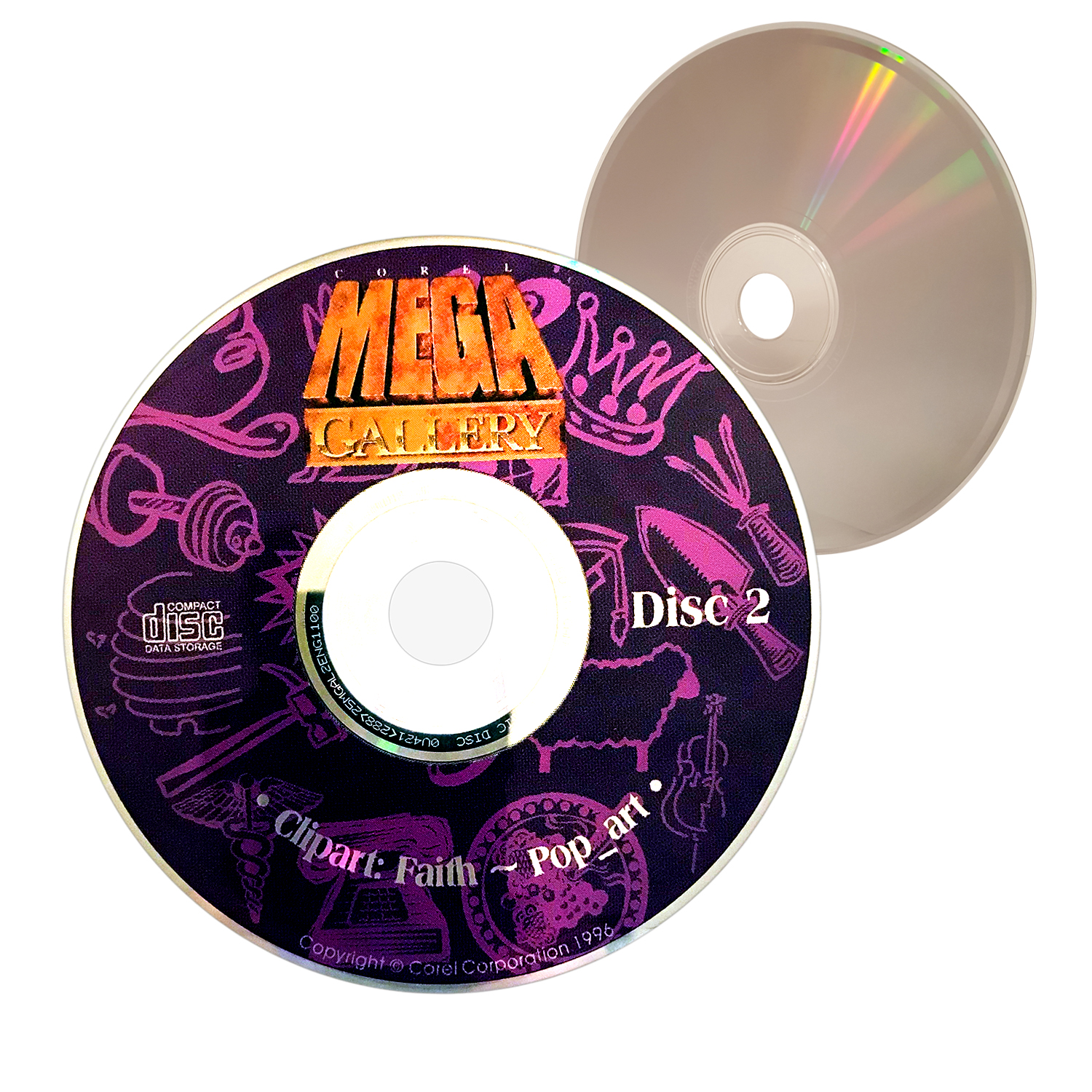 Details about (Nearly New) Disc 2 ONLY Mega Gallery Clipart Faith CD.