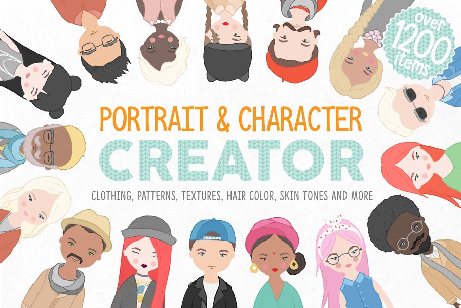 Portrait & Character Creator ~ Illustrations ~ Creative Market.