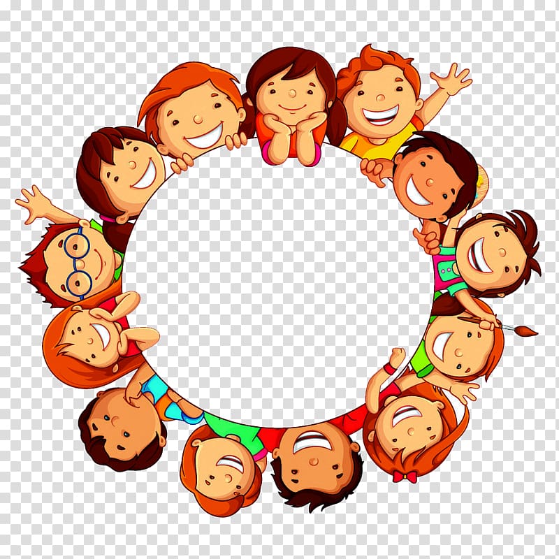 Circle of children , Child Circle , A world partner circle.