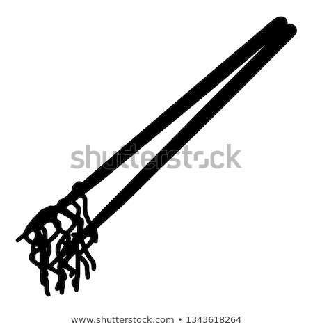 Chopsticks Noodles Clipart Stock Vector (Royalty Free) 1343618264.