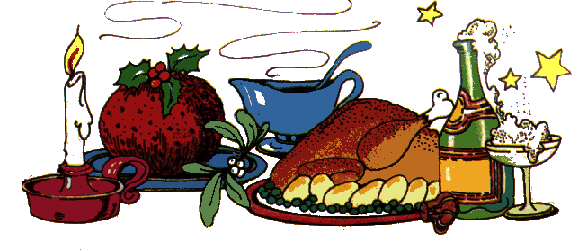 Christmas Dinner Clipart Images.