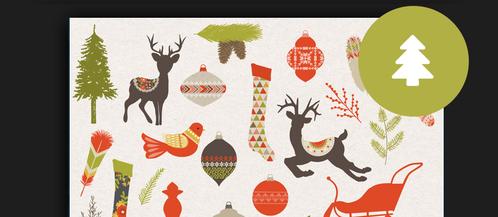 50+ Best Christmas Graphics, Clipart, Icons & Illustrations.
