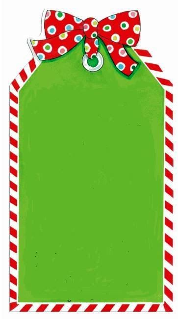holiday gift tags clip art